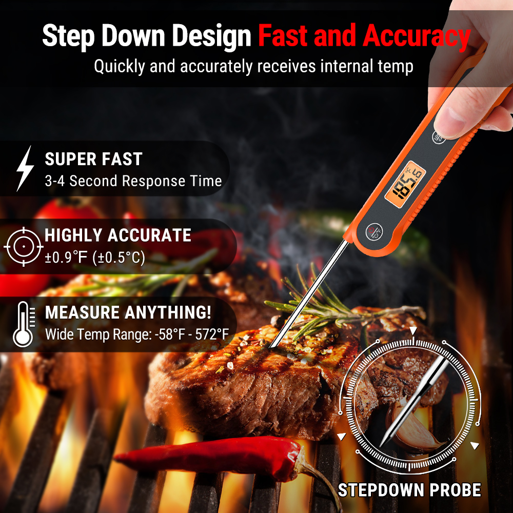 ThermoPro TP03H Waterproof meat thermometer cooking thermometer