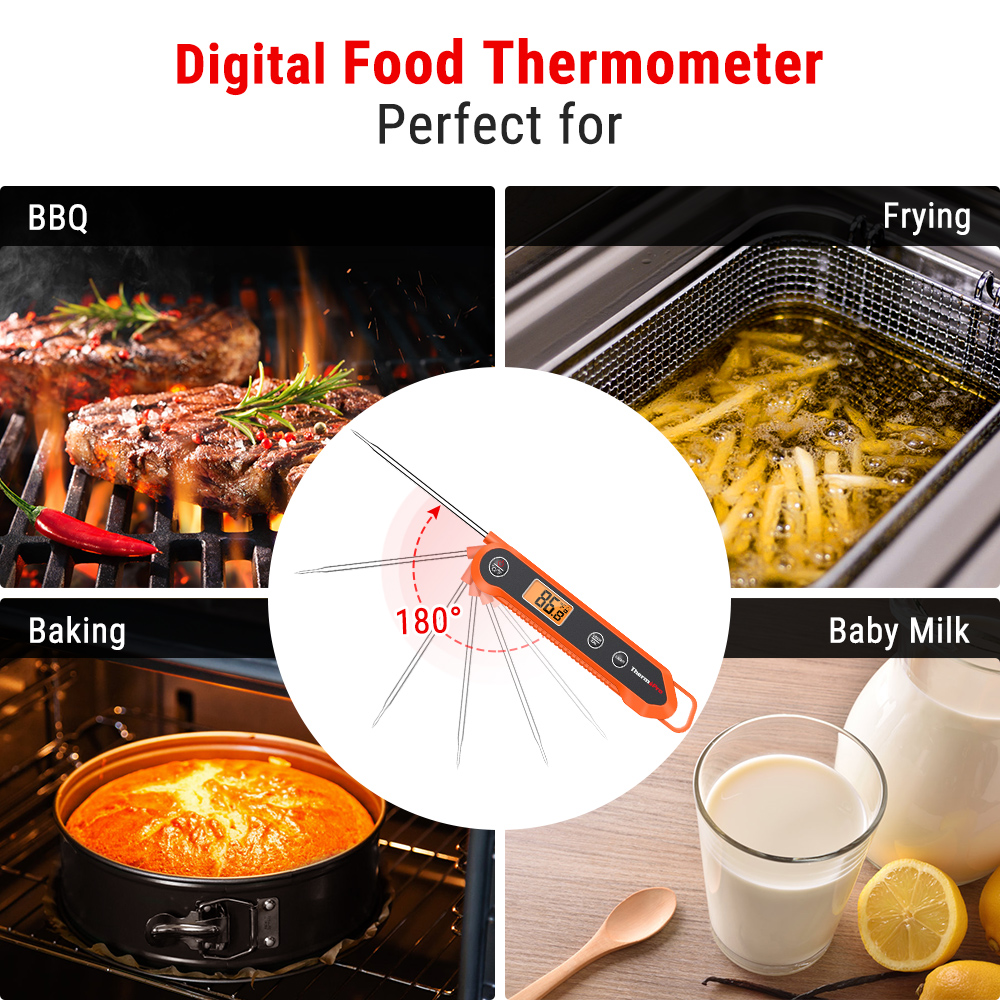 ThermoPro TP620 Waterproof Backlight Digital Kitchen Cooking BBQ